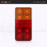 LED compact achterlicht zonder kentekenverlichting | 12v | 40cm. kabel | 151BAR